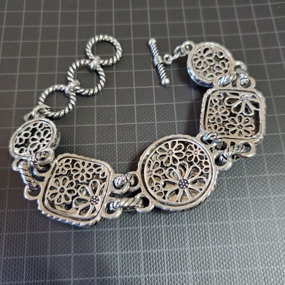 Ginger Snap/Interchangeable Button Snap Bracelet … - image 3